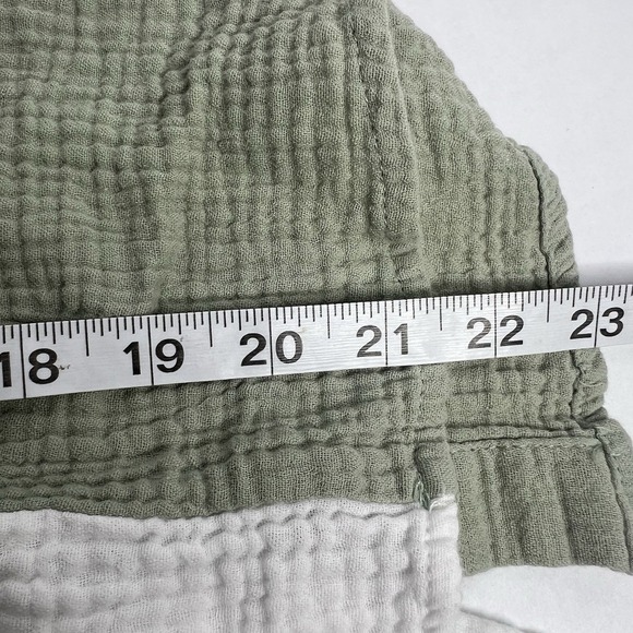 Entro Top Womens Medium M Colorblock Oversized Lagenlook Drapey Neutral Feminine - Picture 6 of 6